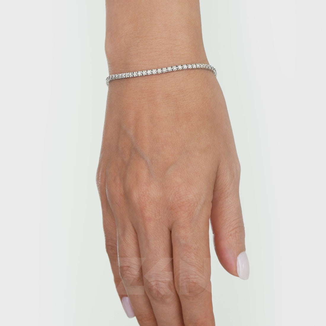 1.00 ct. Diamant Tennisarmband