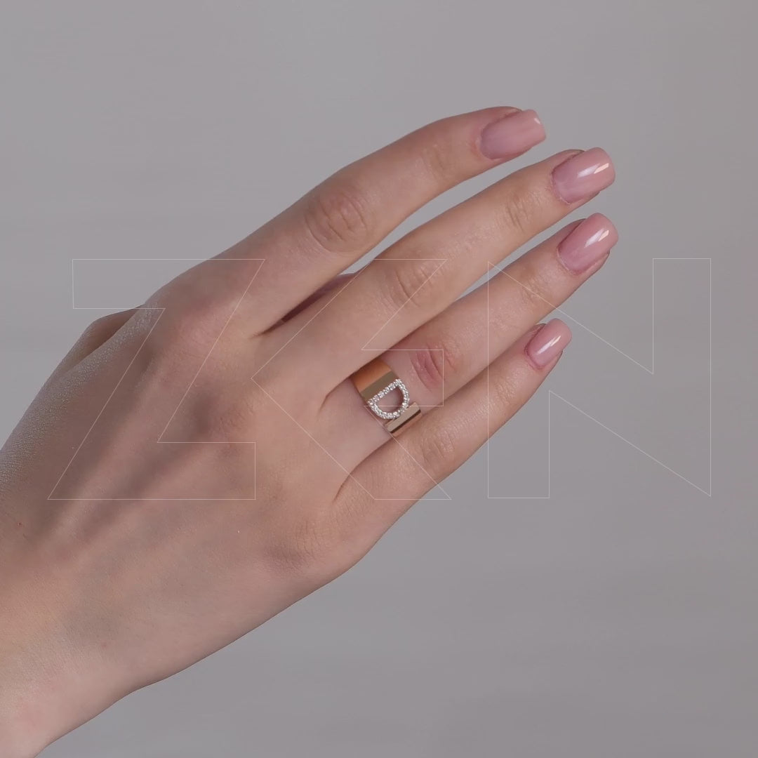 0.13 ct. Letter D Diamond Ring