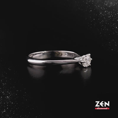 0.31 ct. Solitaire Diamond Engagement Ring