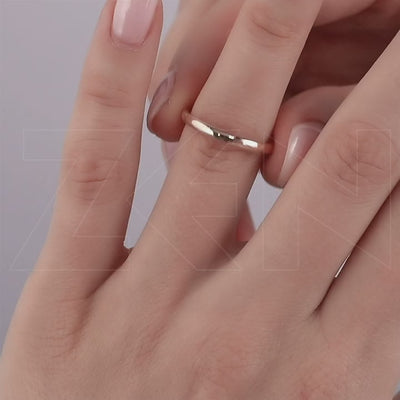 0.58 ct. Dreifach Diamantring