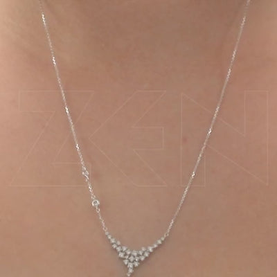 0.55 ct. Diamant Collier