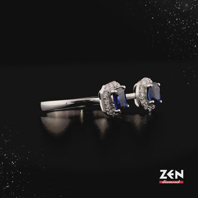 1.12 ct. Saphir Ring