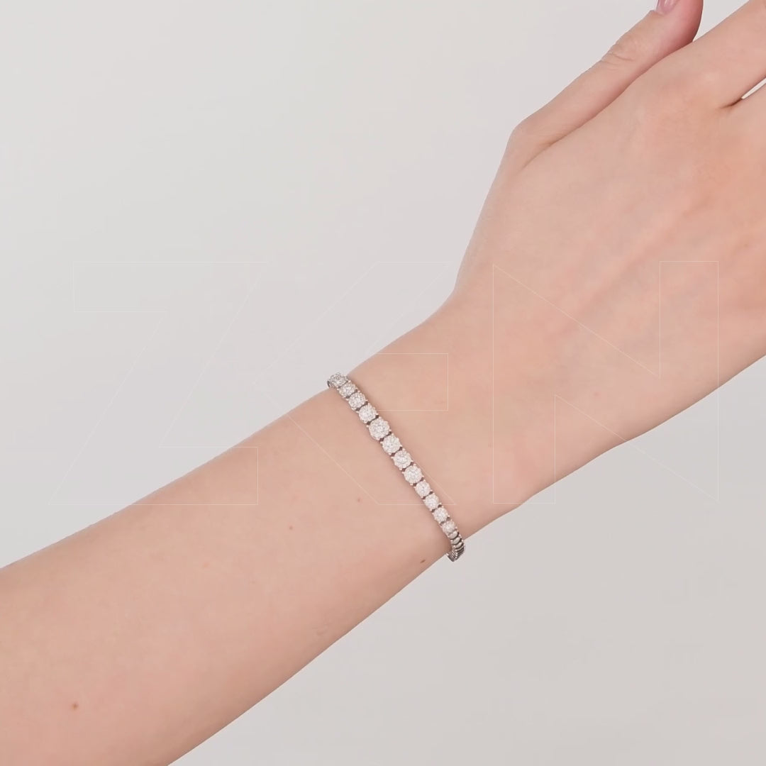 1.22 ct. Diamant Tennisarmband
