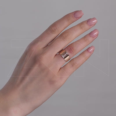 0.09 ct. Letter I Diamond Ring