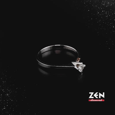 0.11 ct. Solitär Diamant Verlobungsring