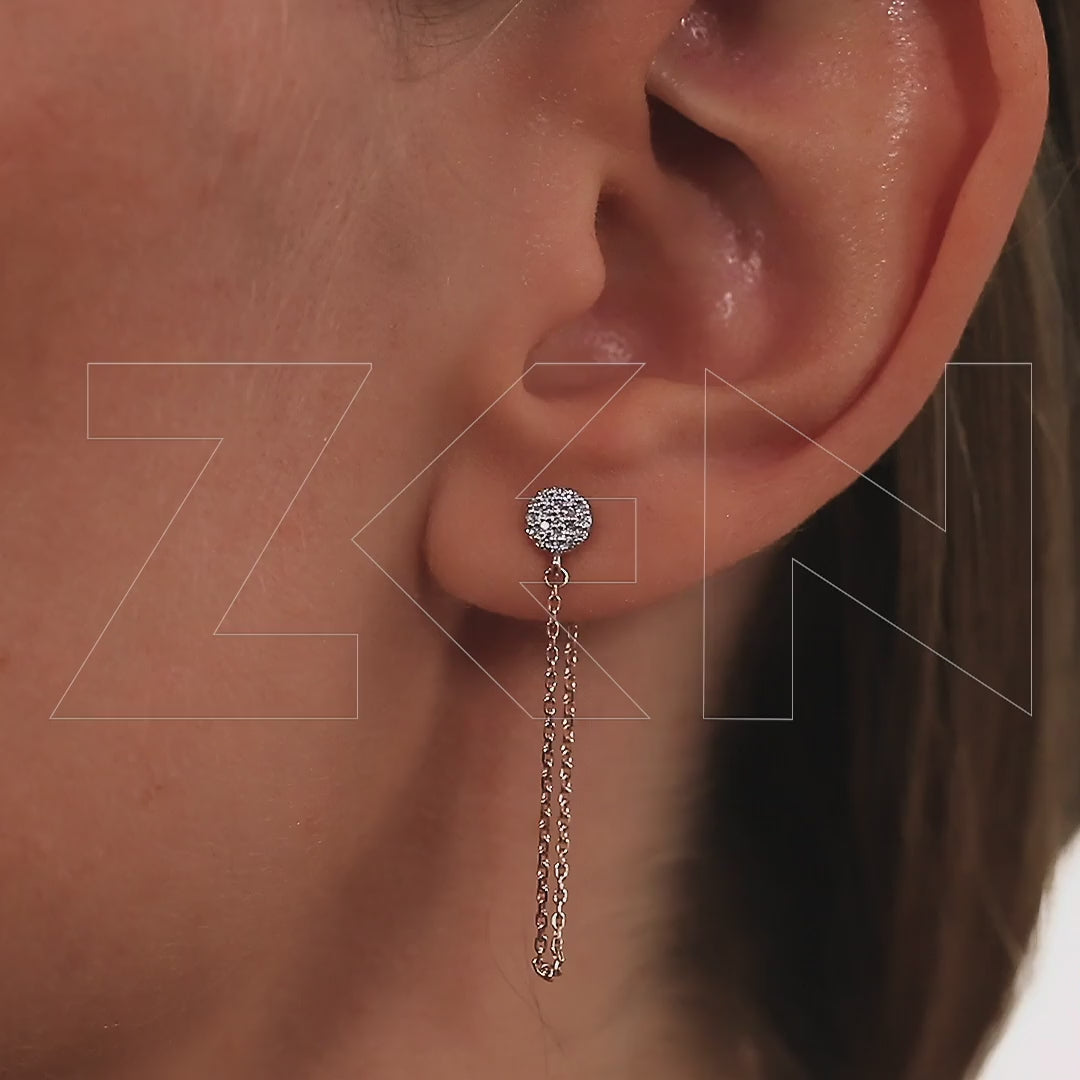 0.12 ct. Design Diamant Ohrringe