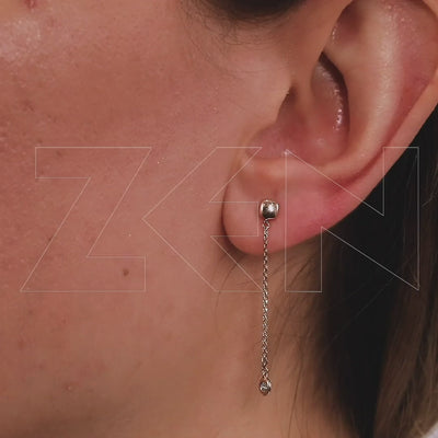 0.05 ct. Design Diamond Earrings