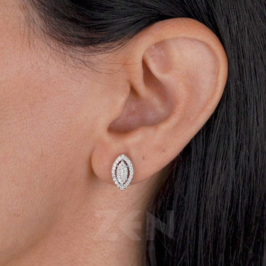 0.46 ct. Design Diamant Ohrstecker