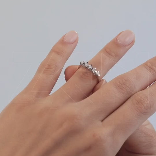 0.20 ct. Fünfstein Diamantring