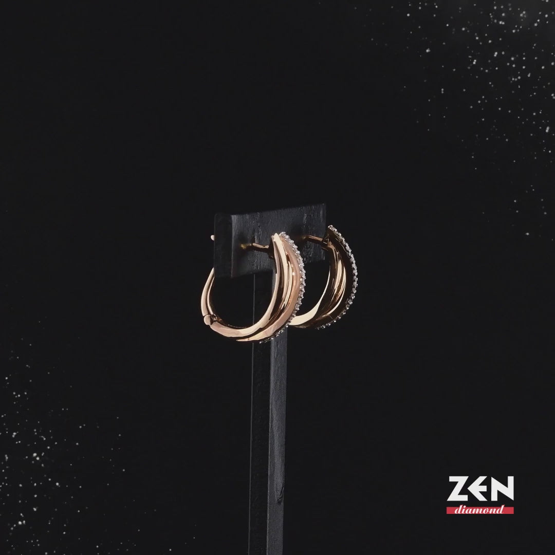 0.11 ct. Design Diamond Earrings