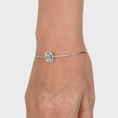 0.65 ct. Baguette Diamantarmband