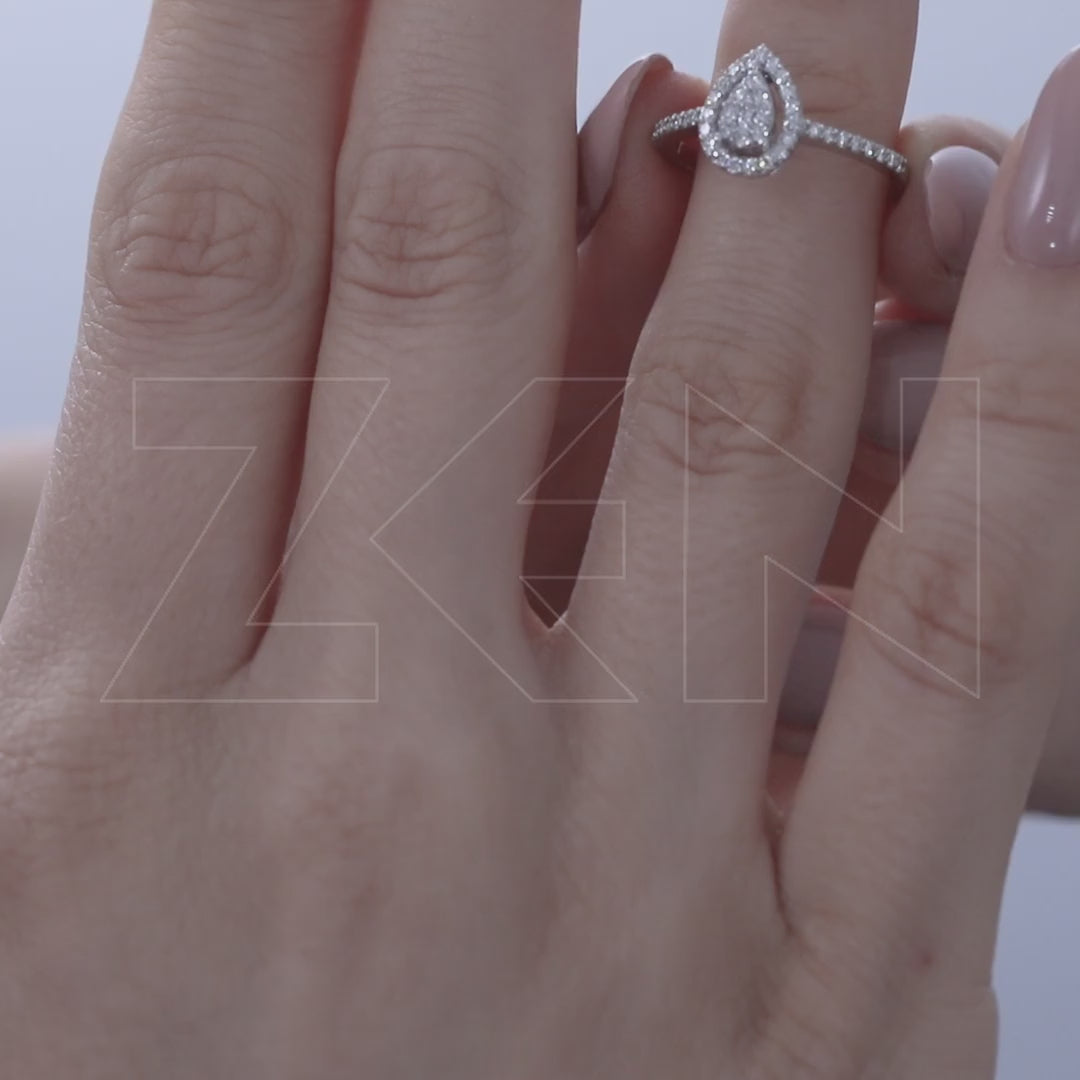 0.38 ct. Design Diamantring
