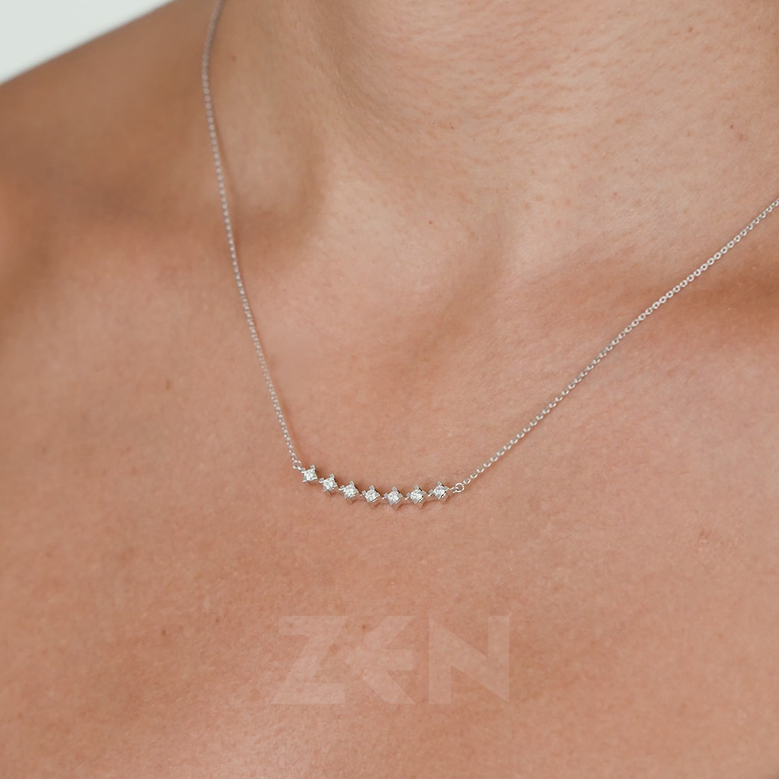 0.30 ct. Siebenstein Diamant Halskette