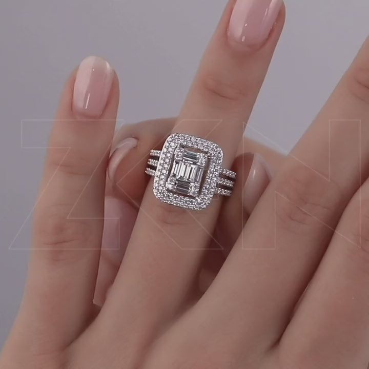 1.40 ct. Baguette Diamond Ring