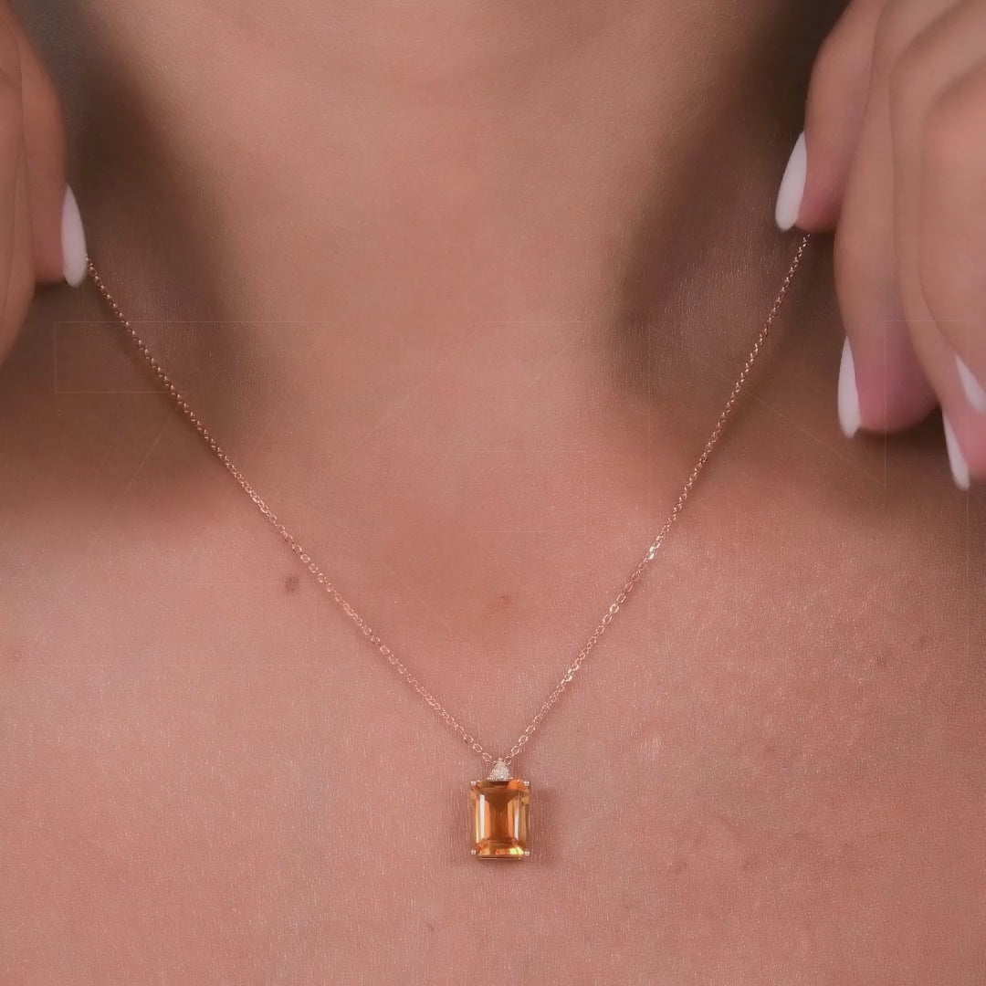 1.84 ct. Citrine Necklace