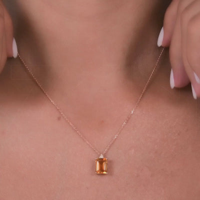 1.84 ct. Citrine Necklace