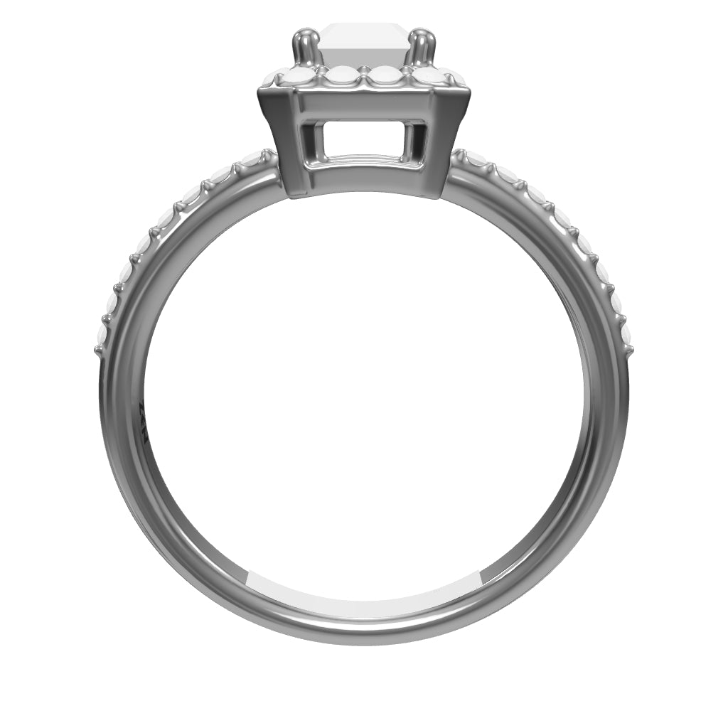 0.92 ct. Saphir Ring