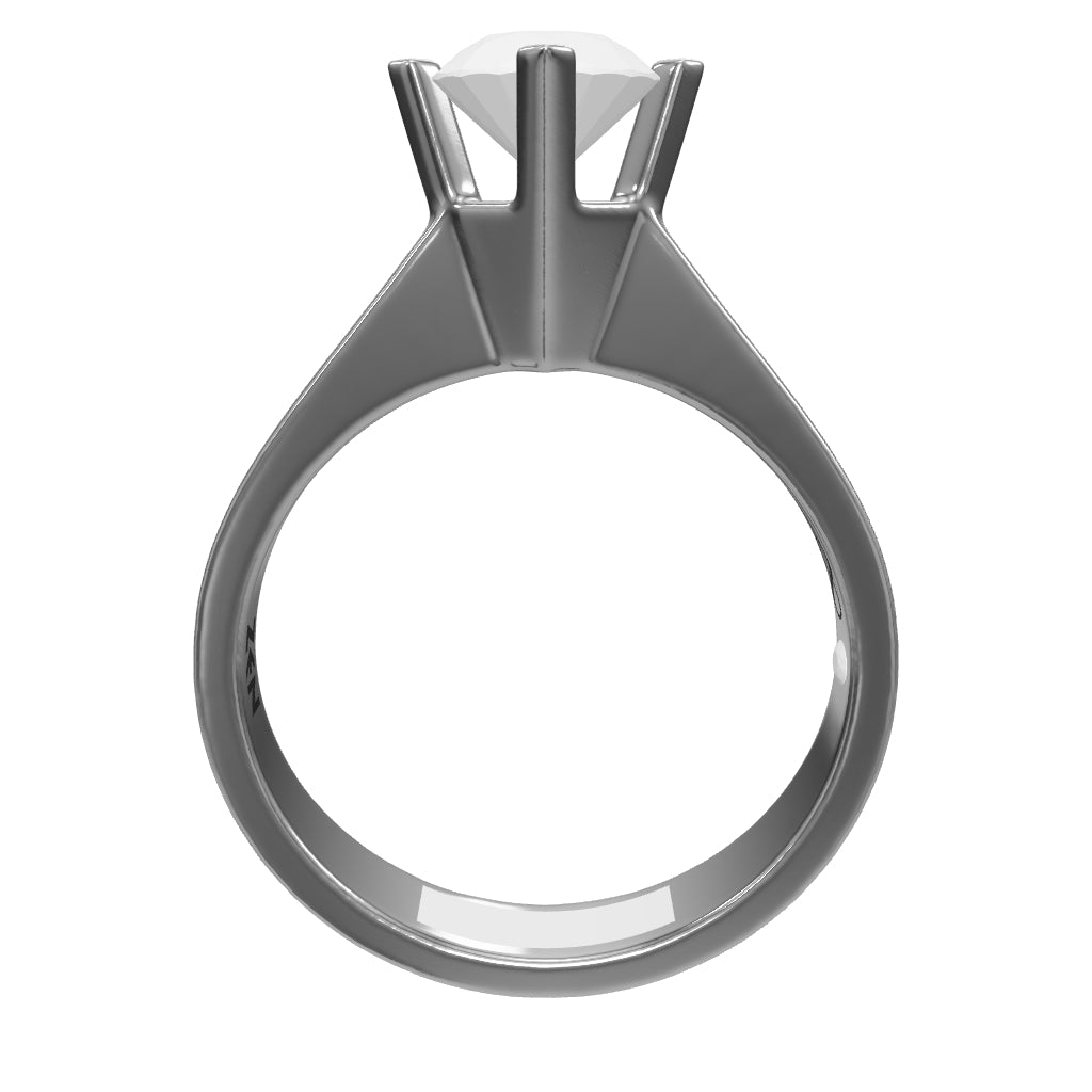 0.71 ct. Solitär Diamant Verlobungsring