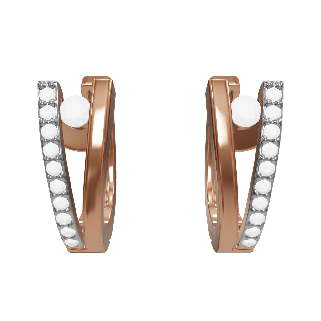 0.13 ct. Design Diamond Earrings
