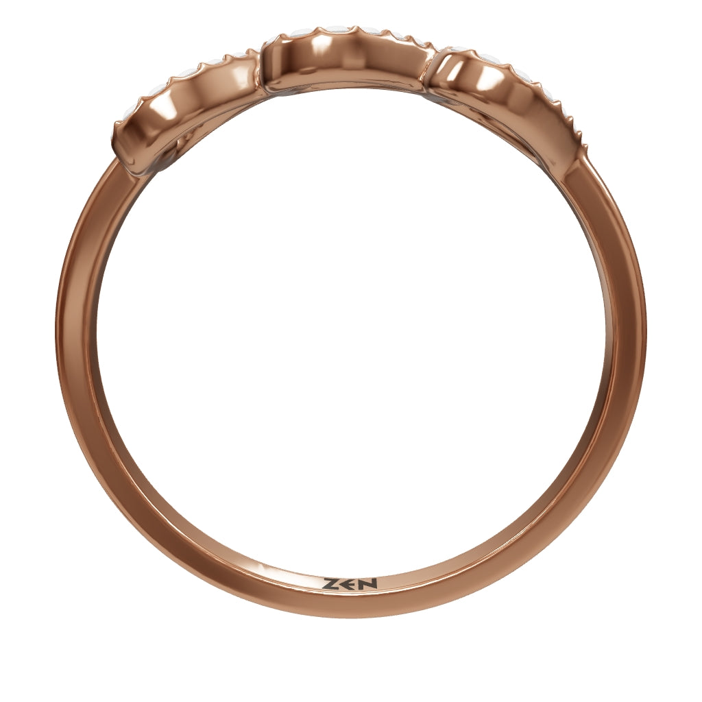 0.09 ct. Herz Diamantring