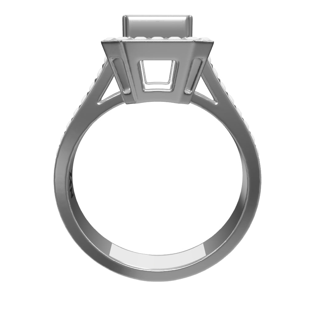 0.42 ct. Baguette Diamond Ring