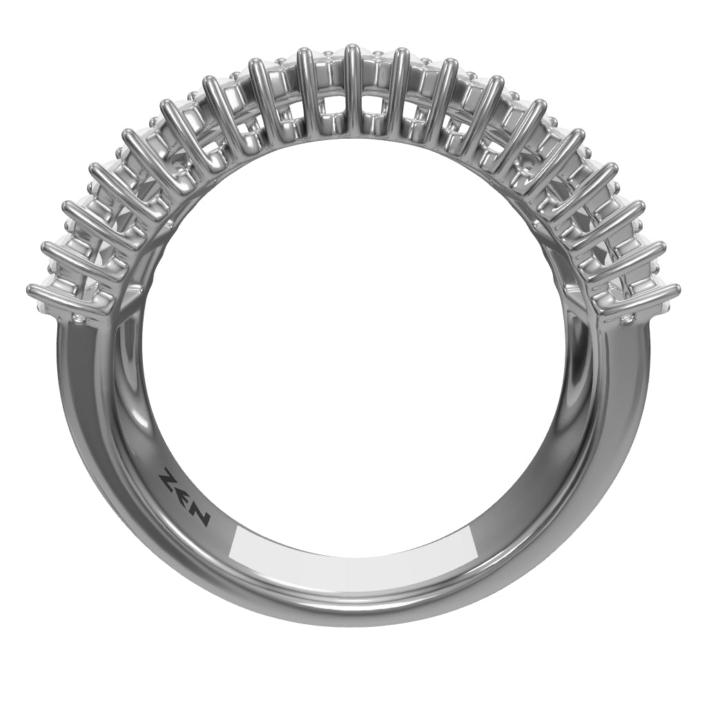 0.92 ct. Baguette Diamantring