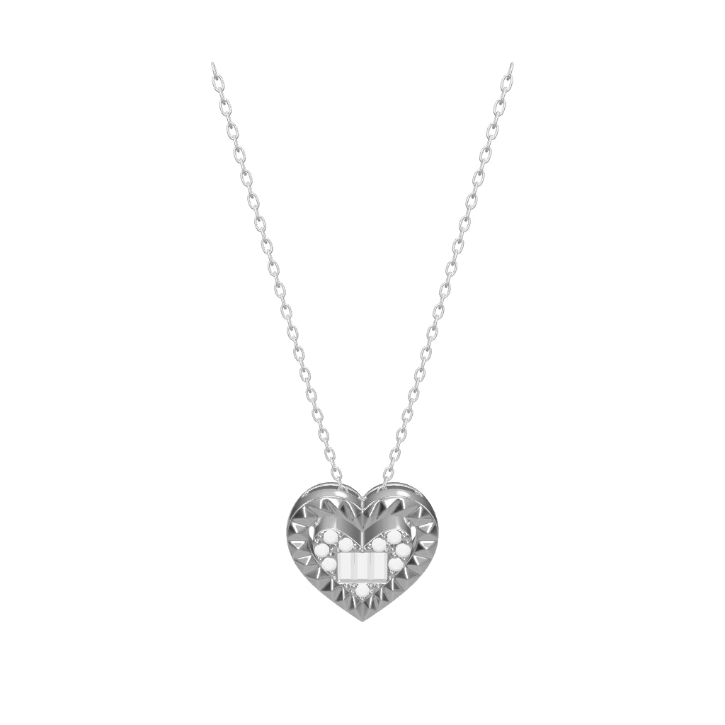0.11 ct. Baguette Diamond Necklace
