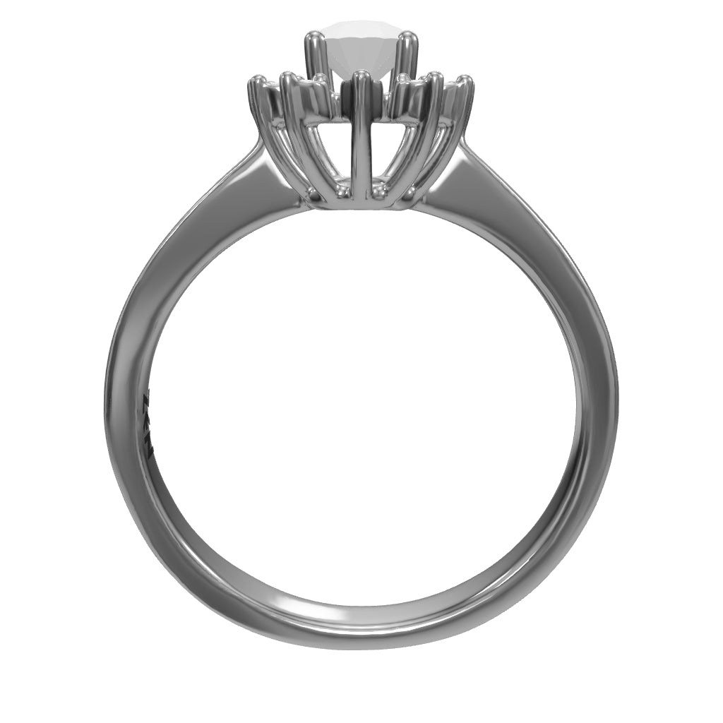 0.44 ct. Saphir Ring