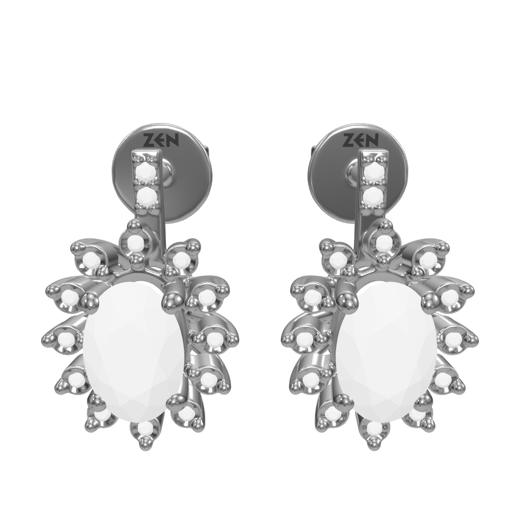 0.78 ct. Saphir Ohrringe