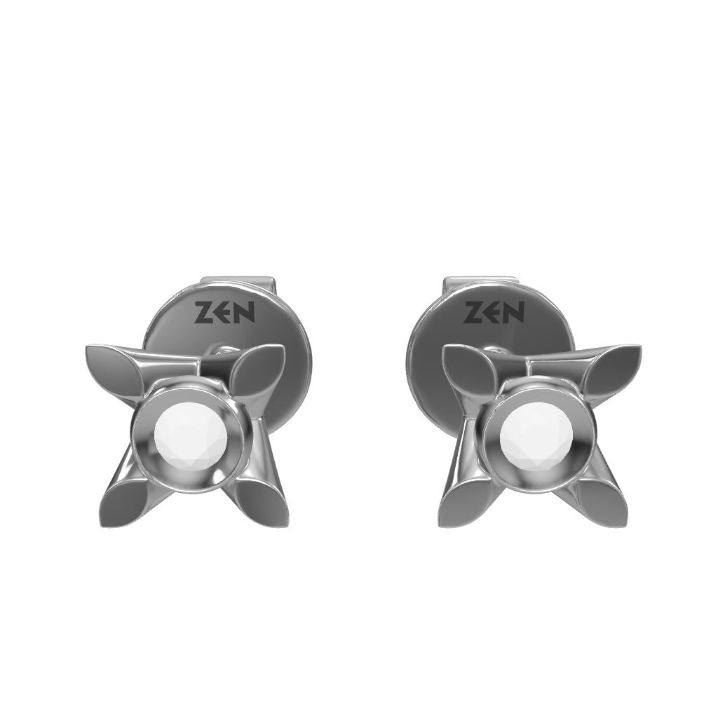 0.06 ct. Solitaire Diamond Stud Earrings