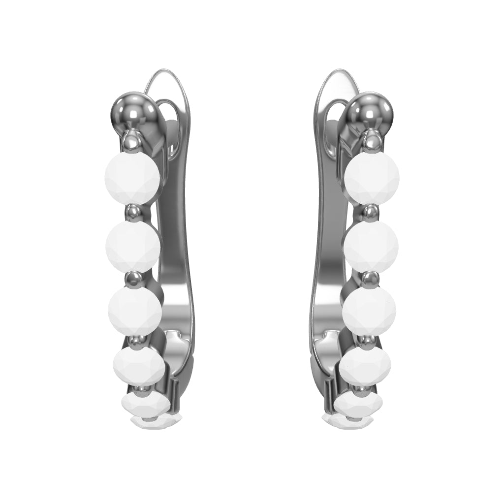0.35 ct. Creolen Diamant Ohrringe