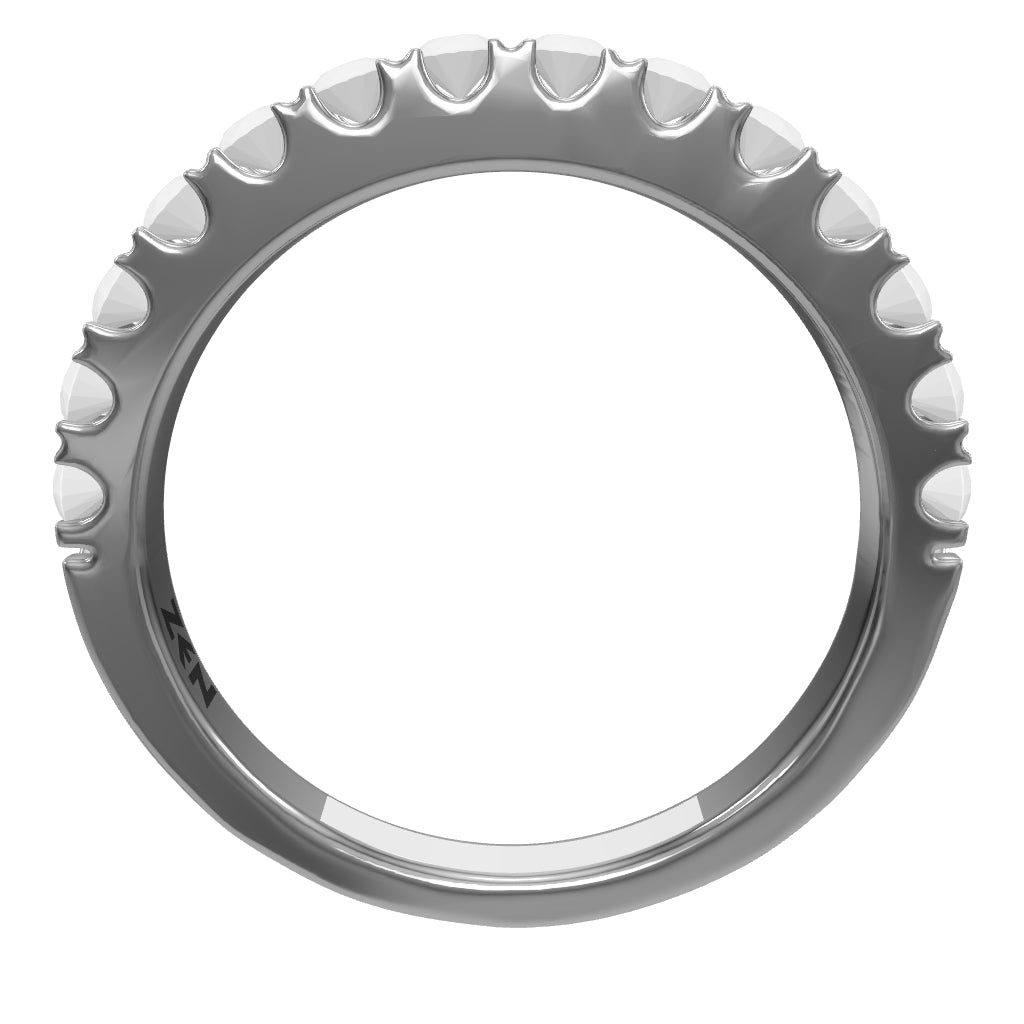 0.50 ct. Halbmemoire Diamantring