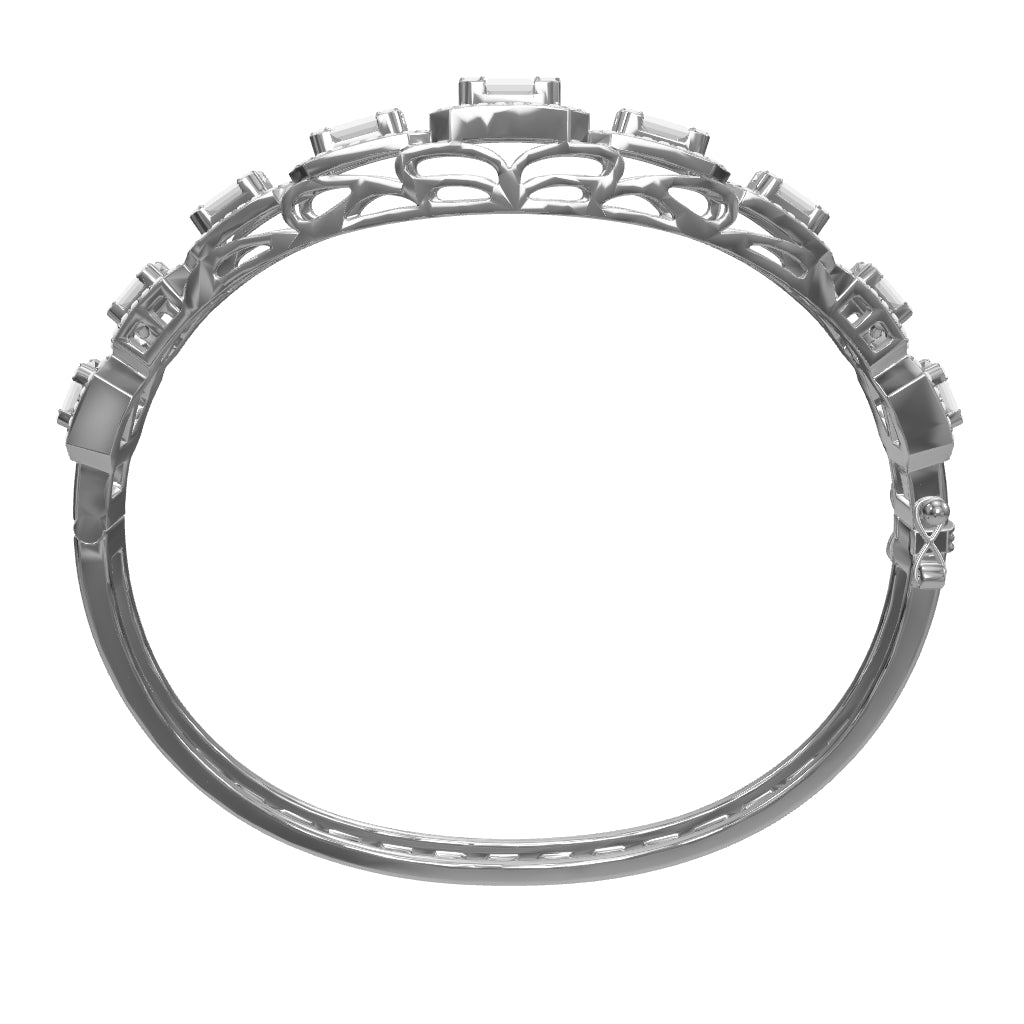3.24 ct. Baguette Diamantarmband