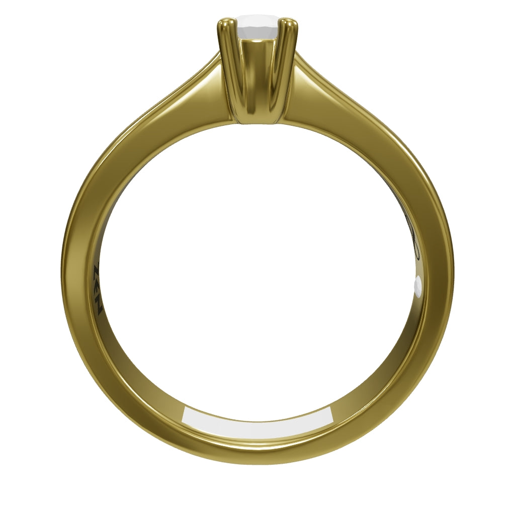 0.19 ct. Ovaler Diamant Verlobungsring