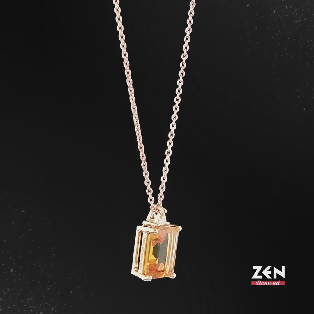 1.84 ct. Citrine Necklace