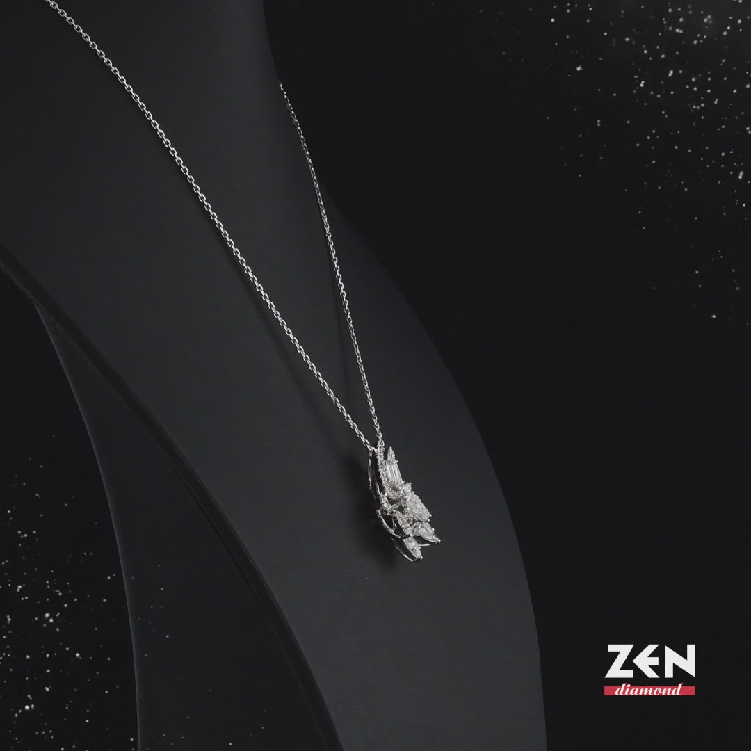2.08 ct. Design Diamant Halskette