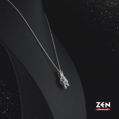2.08 ct. Design Diamant Halskette
