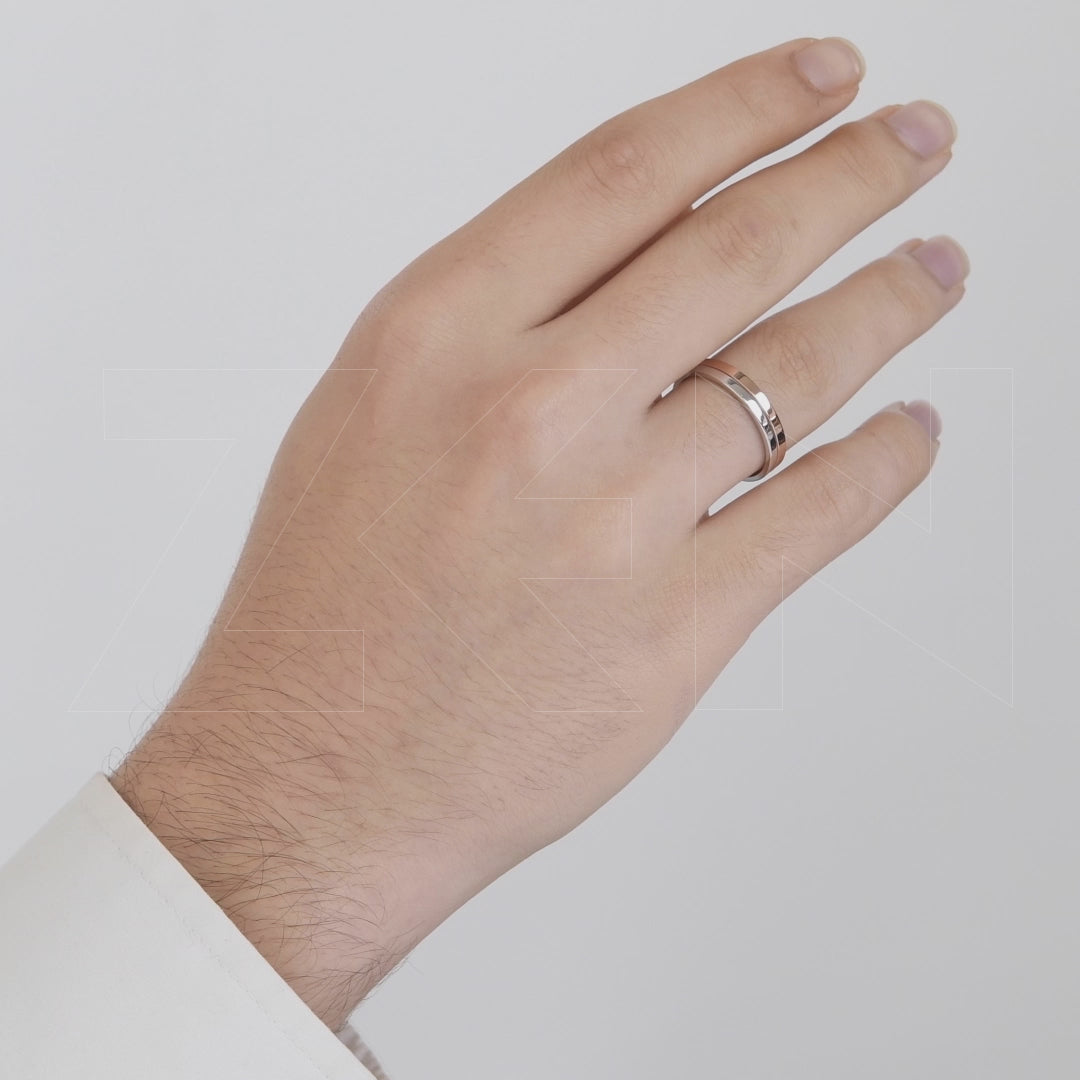 Modern Wedding Ring for Men