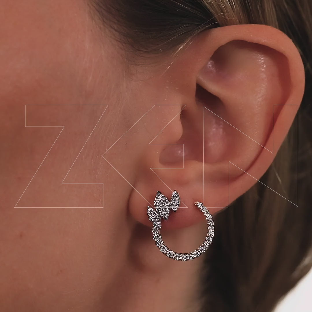 1.00 ct. Design Diamant Ohrstecker