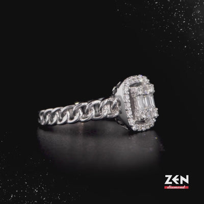 0.47 ct. Baguette Diamond Ring