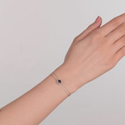 0.76 ct. Sapphire Bracelet