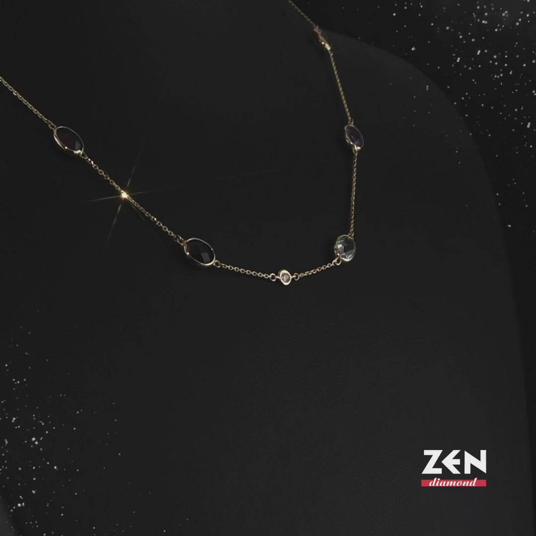 12.63 ct. Edelstein Halskette