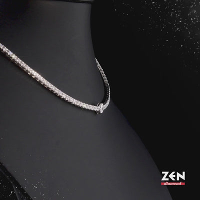 1.19 ct. Choker Diamond Necklace