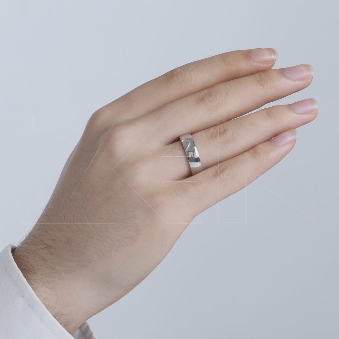 Modern Wedding Ring for Men