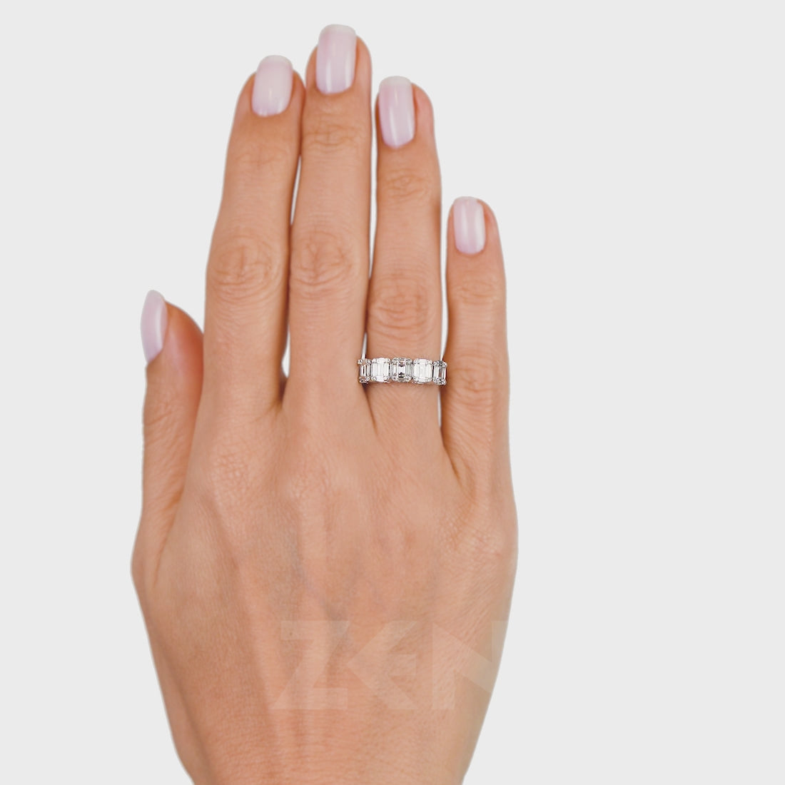 0.59 ct. Baguette Diamond Ring