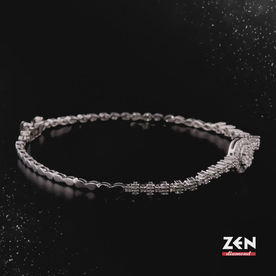 0.65 ct. Design Diamantarmband