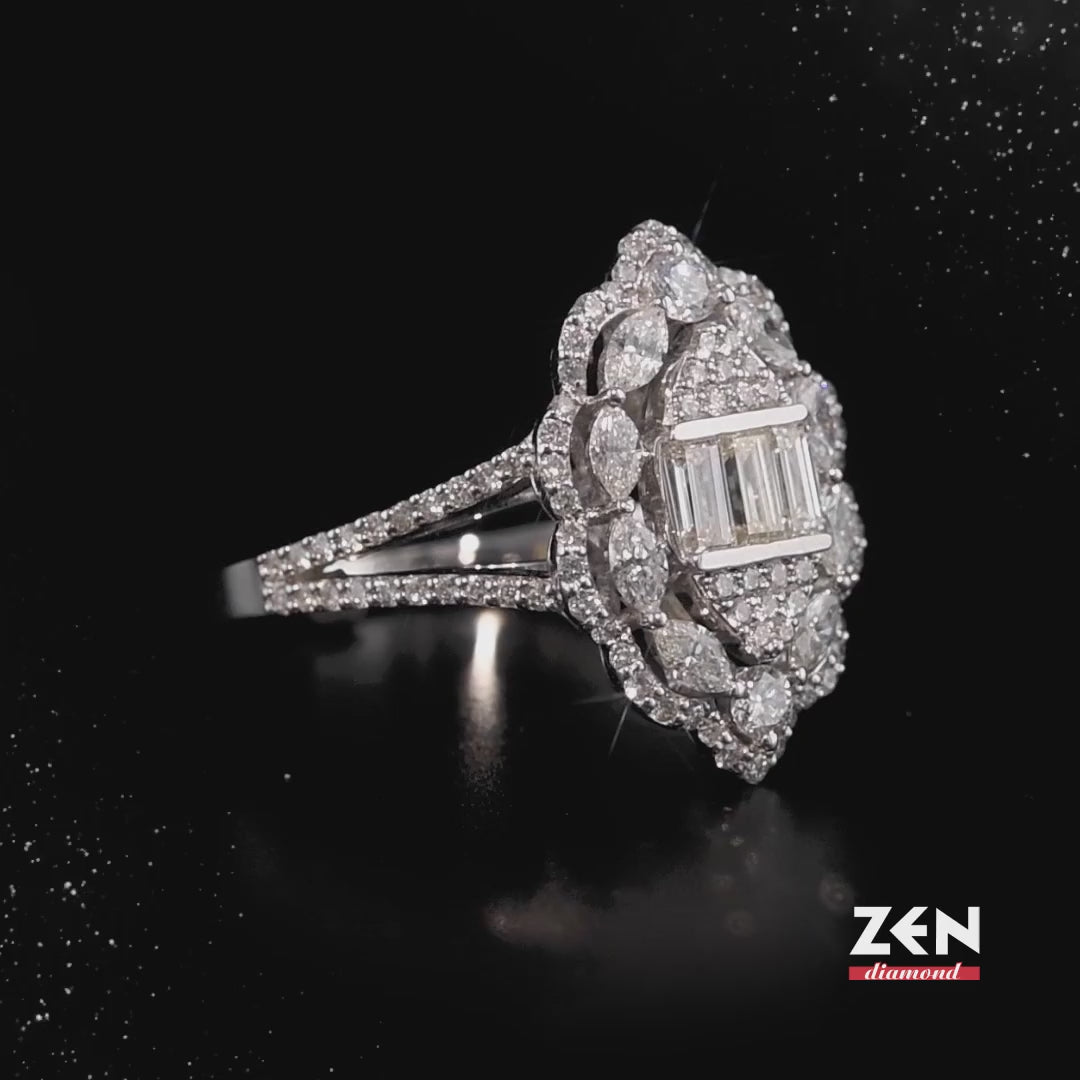1.30 ct. Design Diamantring