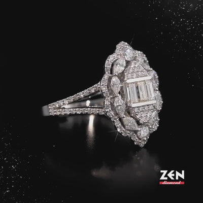 1.30 ct. Design Diamantring