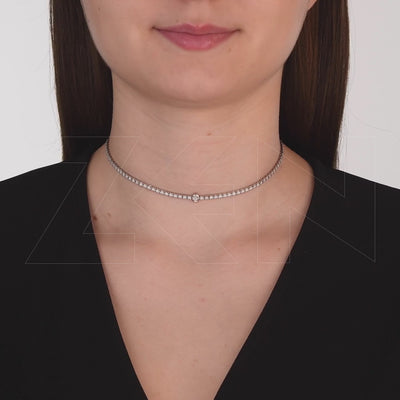 1.19 ct. Choker Diamond Necklace