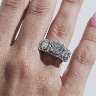 1.35 ct. Baguette Diamond Ring